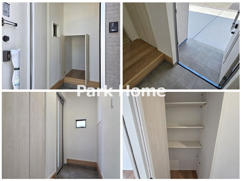 高知市高見町 ④　新築戸建ての玄関