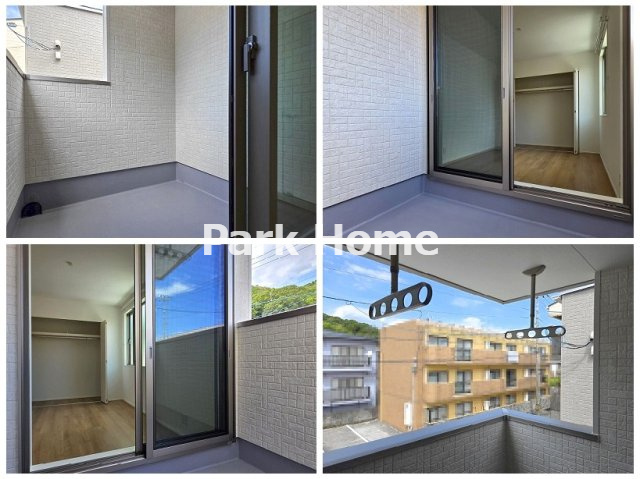 高知市高見町 ④　新築戸建てのバルコニー