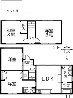 【間取り】 | 白壁二丁目吉田・岡事務所倉庫