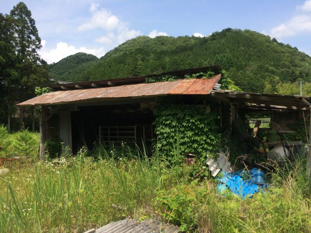 丹波市山南町大河の売地の外観