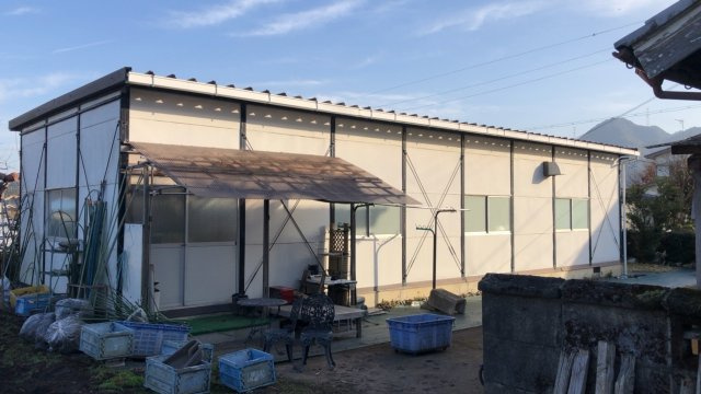 丹波市氷上町新郷の中古一戸建の外観|軽量鉄骨造倉庫