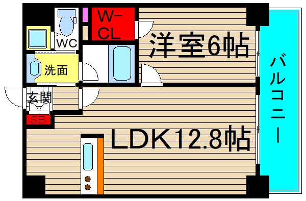 ルラーシェNambaの間取り