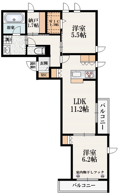 Ｇｒａｎｄ　Ｃｈａｍｐの間取り