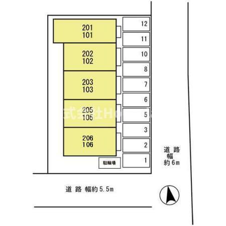 Flora みさきの区画図