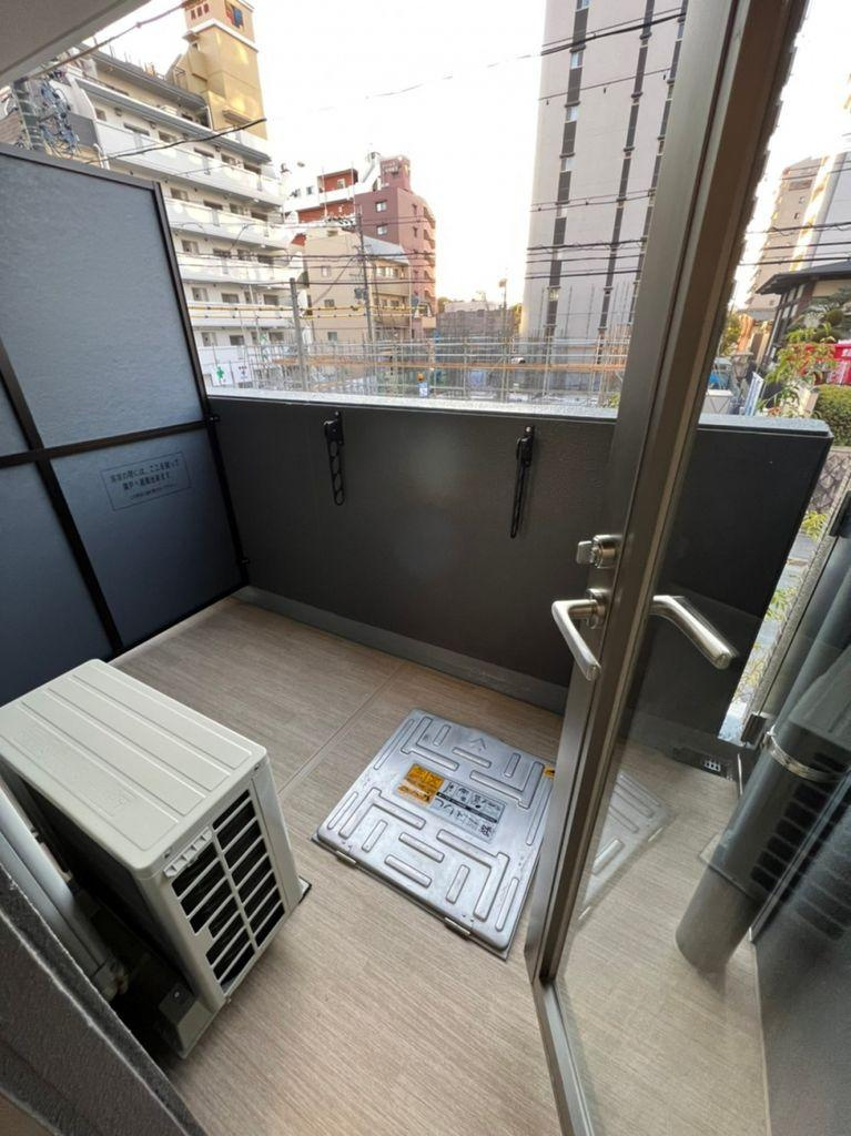 エステムコート名古屋新栄Ⅱアリーナ　名古屋市賃貸　仲介手数料無料のバルコニー|バルコニー