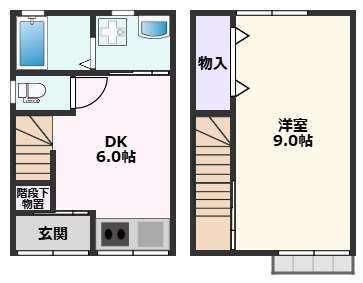 【間取り】 | 正雀貸家