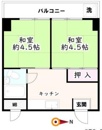 シャンボール新中野の間取り