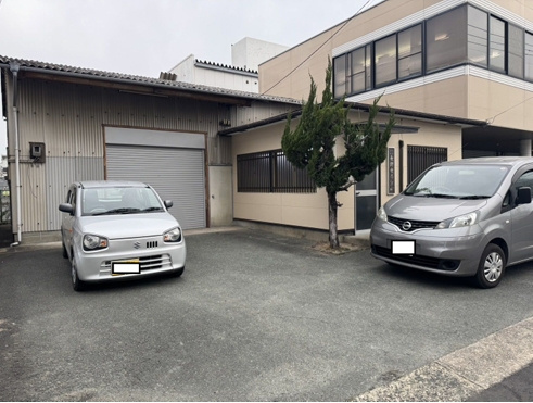 諸岡3丁目倉庫付事務所の外観