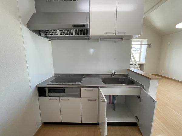 愛国ビレッジ６号館のキッチン
