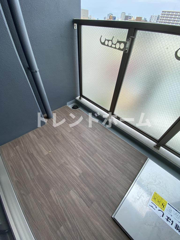 エステムコート難波Ⅴブロードのバルコニー|選べる家電プランあり！！