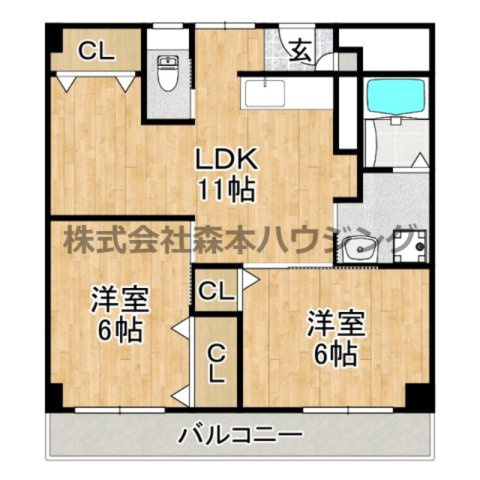 【間取り】 | 　ロイヤルハイツ三喜