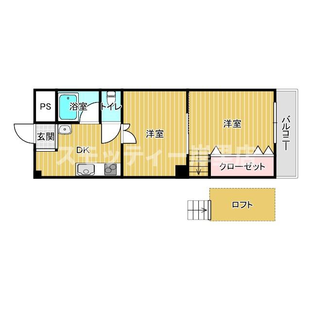 トーカイプラザ　弐号館の間取り