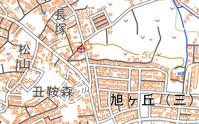 八戸市　1棟アパートの地図