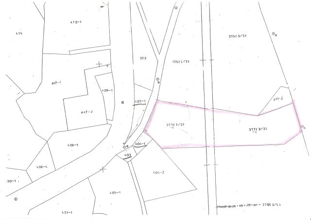 安中市岩井377-1の区画図