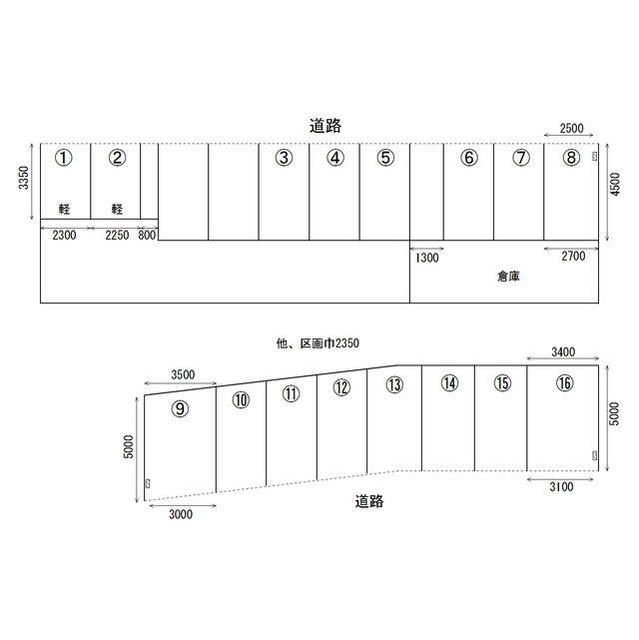 岐阜市加納本町８丁目の駐車場の外観