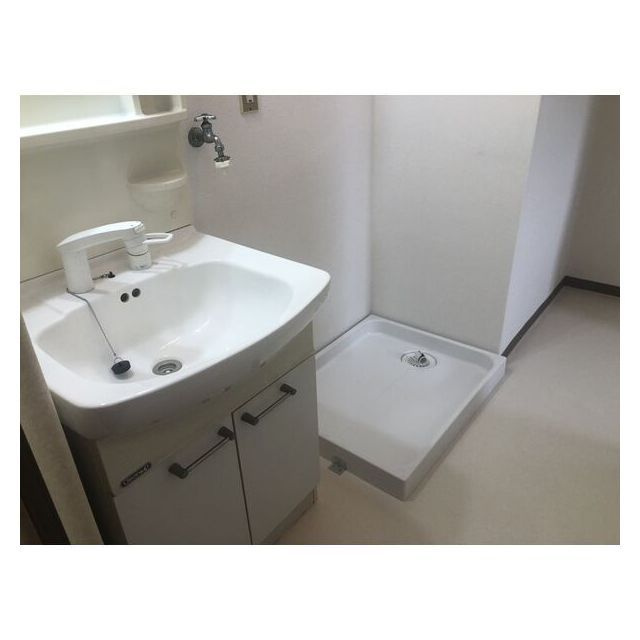 コーポリバーサイドの洗面所|洗髪洗面化粧台