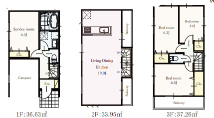 FIORE大口Ⅱ 2期の画像