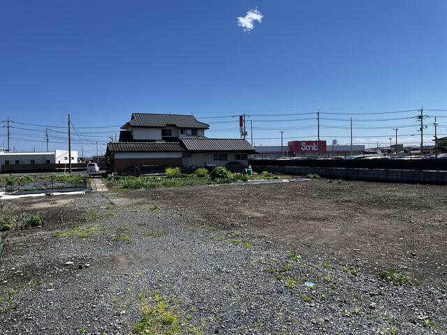 常陸大宮市上町　事業用地の外観