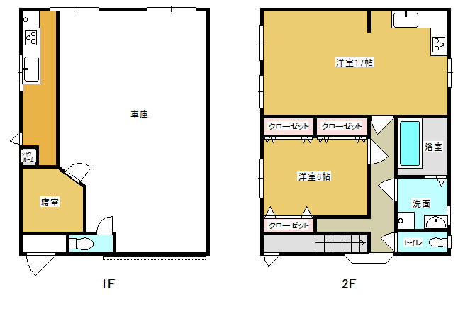 【間取り】 | 片野四丁目　戸建