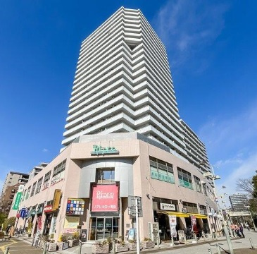 【外観】 | リプレ川口一番街一号棟 | 25階建て12階部分の南向き住戸で眺望・陽当り良好　最寄り駅徒歩4分の好立地　オートロック完備