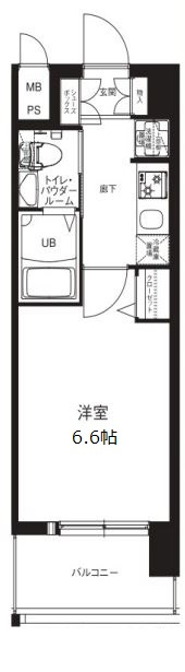 ワールドアイ阿波座WESTの間取り