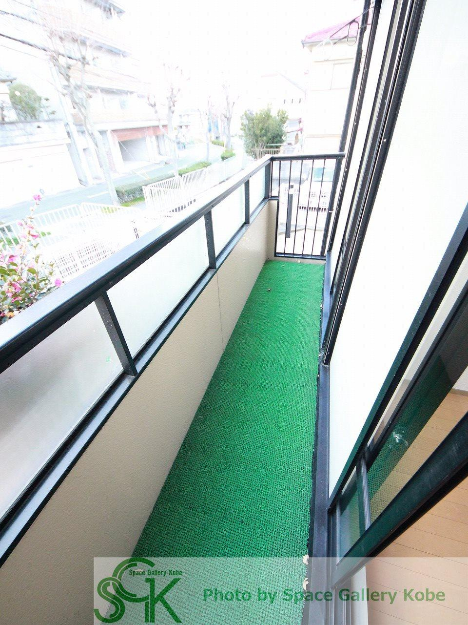 ハイツMKのバルコニー|※お部屋により仕様が異なる場合があります※