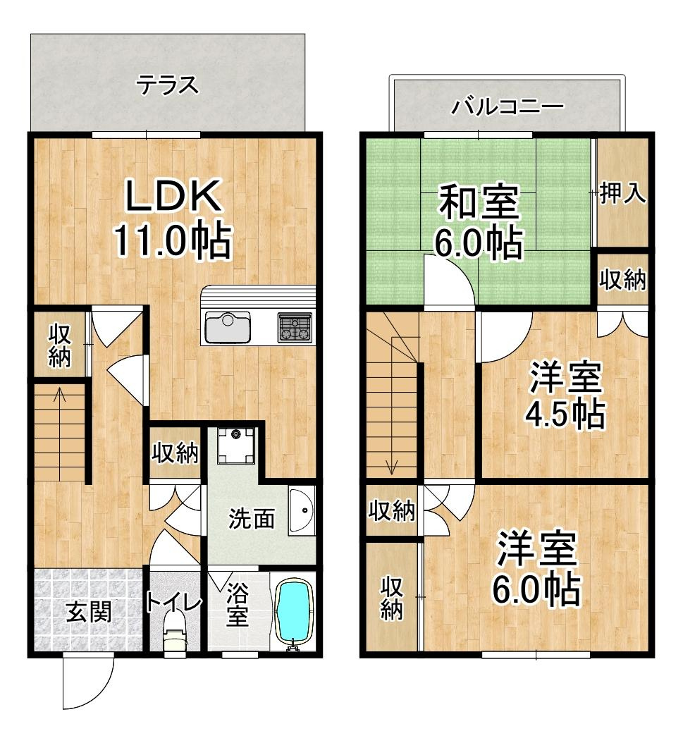 コーポすみれの間取り