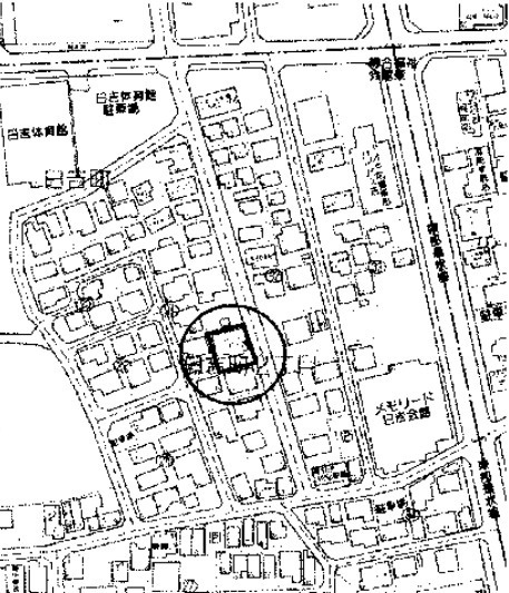 【中古】前橋市日吉町2丁目　７LDKの地図