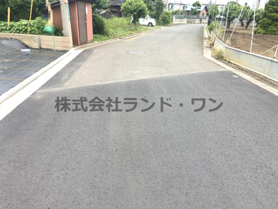 【前面道路含む現地写真】 | 所沢市上新井2丁目　全7区画　2区画