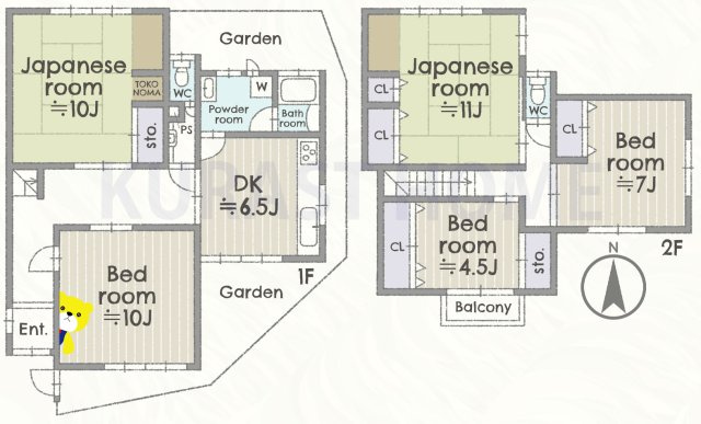向日市物集女町北ノ口　中古戸建