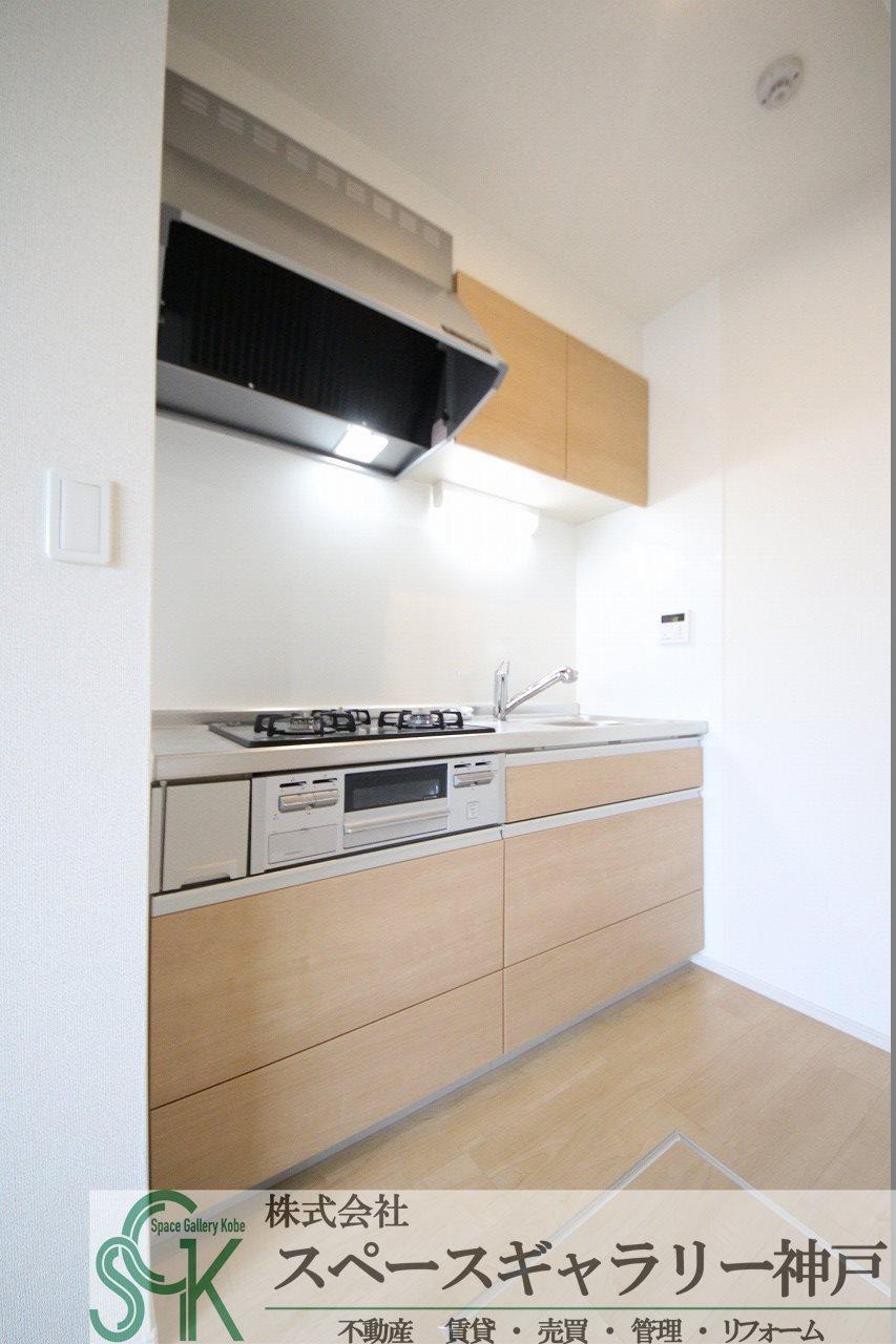 ファーストヒルズⅡのキッチン|※同物件の別のお部屋の写真です※