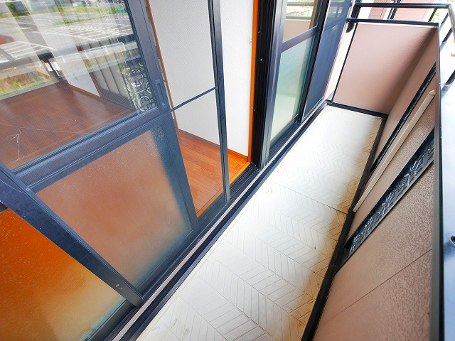 セジュールこもがわのバルコニー