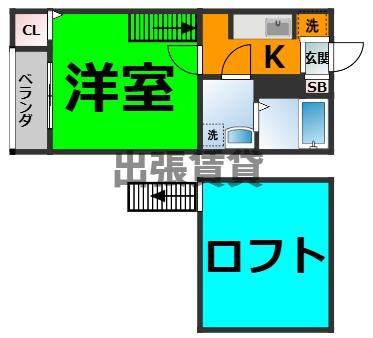 仲介手数料0円！寿キャッスル栄生の間取り