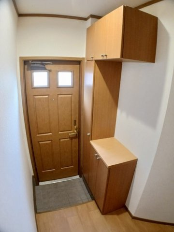 アンソレイエメゾン一号館の玄関