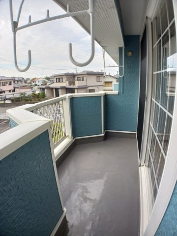 アンソレイエメゾン一号館のバルコニー