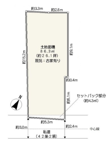 文京区根津２丁目の売地の画像