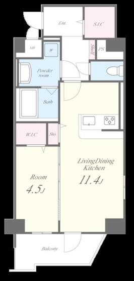 【間取り】 | ドゥ バーグ渡辺通　プライスホームなら仲介手数料半額！