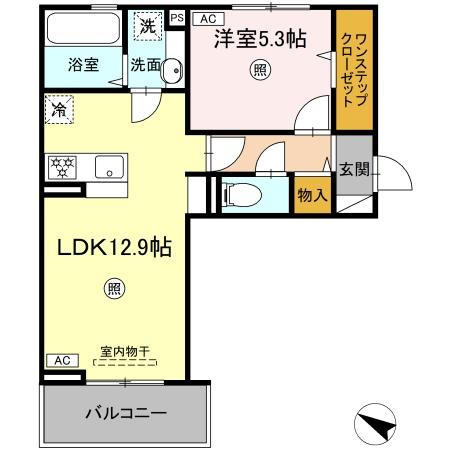 オーヴィラージュⅡの間取り