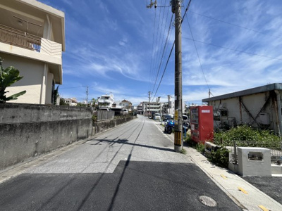【前面道路含む現地写真】 | 豊見城市豊見城Ⅱ（全5棟）ラストD号棟 | ※北東側公道6m♪