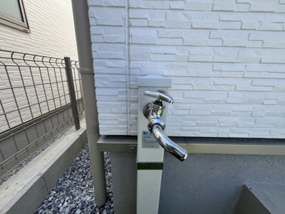 【設備】 | 豊見城市豊見城Ⅱ（全5棟）ラストD号棟 | D号棟　外水栓♪
