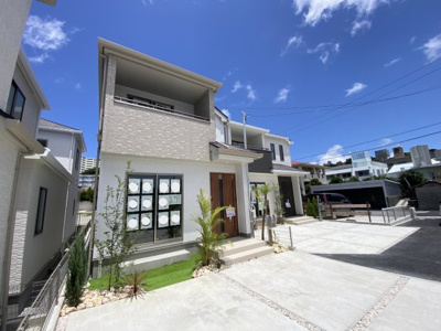 【外観】 | 豊見城市豊見城Ⅱ（全5棟）ラストD号棟 | D号棟　並列駐車2台可♪