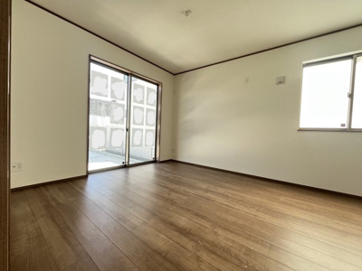 【居間・リビング】 | 豊見城市豊見城Ⅱ（全5棟）ラストD号棟 | D号棟　リビング階段♪