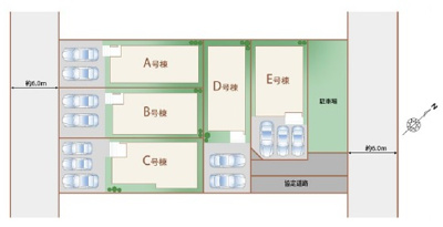 【区画図】 | 豊見城市豊見城Ⅱ（全5棟）ラストD号棟 | D号棟　