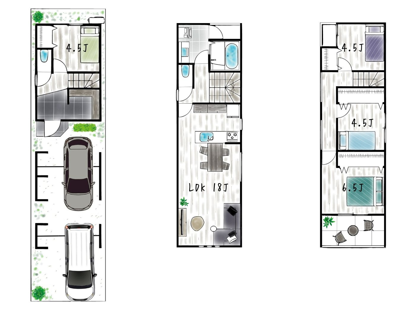 大阪市城東区鴫野東3丁目の参考プラン