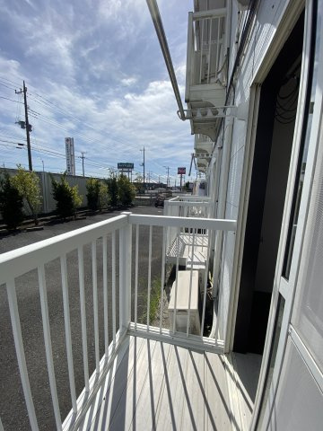 サンフォレスト東金のバルコニー