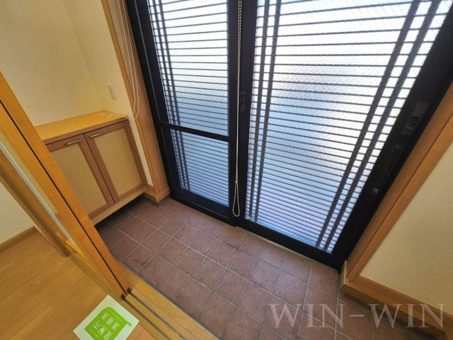 上伝馬町貸家の玄関