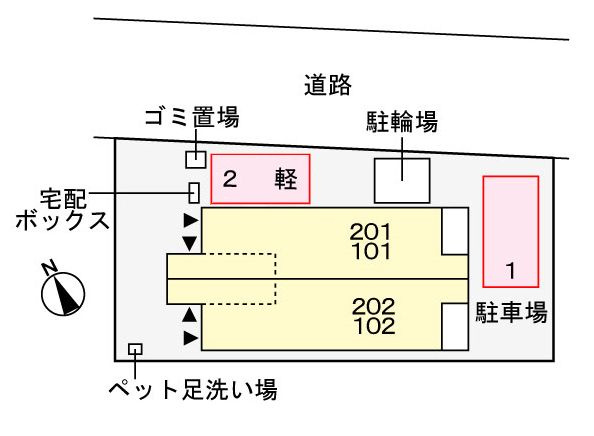いろは２５２１の駐車場|駐車場