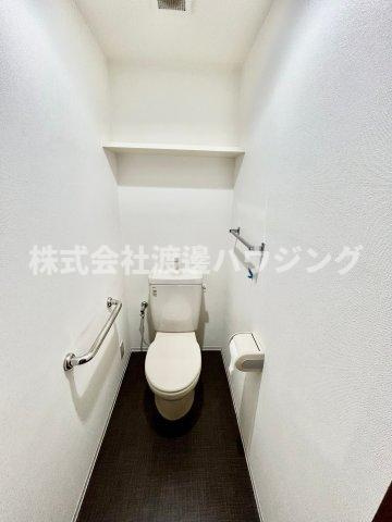 ハルフィー江坂のトイレ