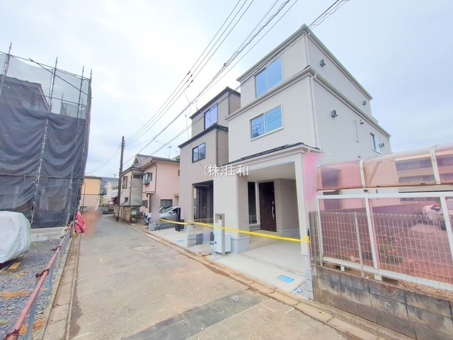 【新築分譲住宅】ふじみ野市上福岡5丁目24-1期の前面道路含む現地写真