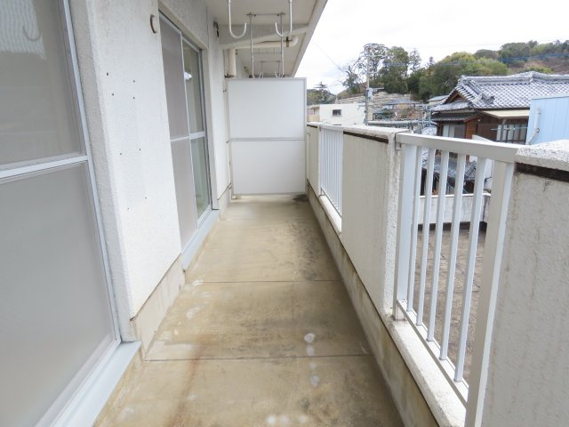 岡西ビルのバルコニー